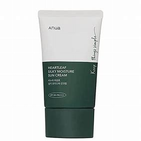 ANUA Heartleaf Silky Moisture Sunscreen SPF 50+++ 50ml
