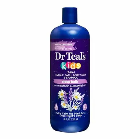 DR TEALS KIDS (SLEEP BATH) Bubble Bath, Body Wash And Shampoo 591ml