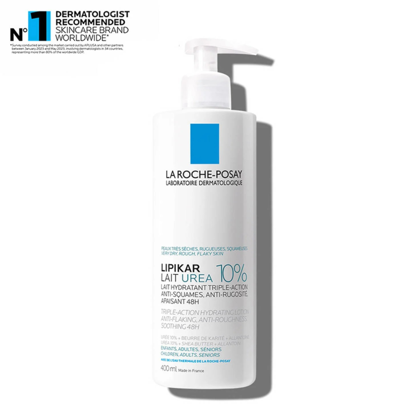 LA ROCHE POSAY Lipikar Lait (UREA 10%) Triple Action Hydrating Lotion 400ml