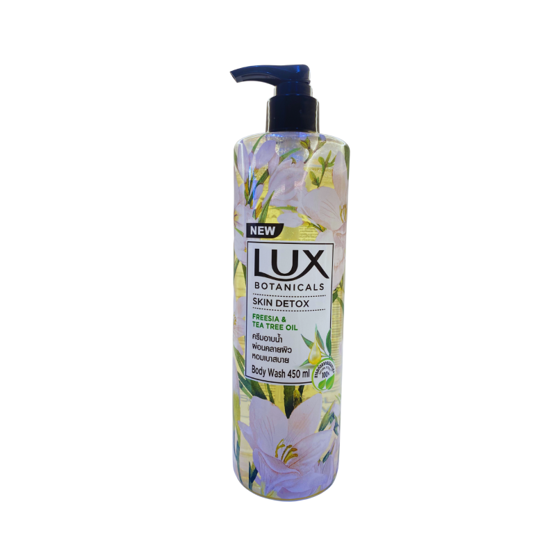 LUX -BOTANICALS Skin Detox (Freesia And Tea Tree Oil) Body Wash 450ml