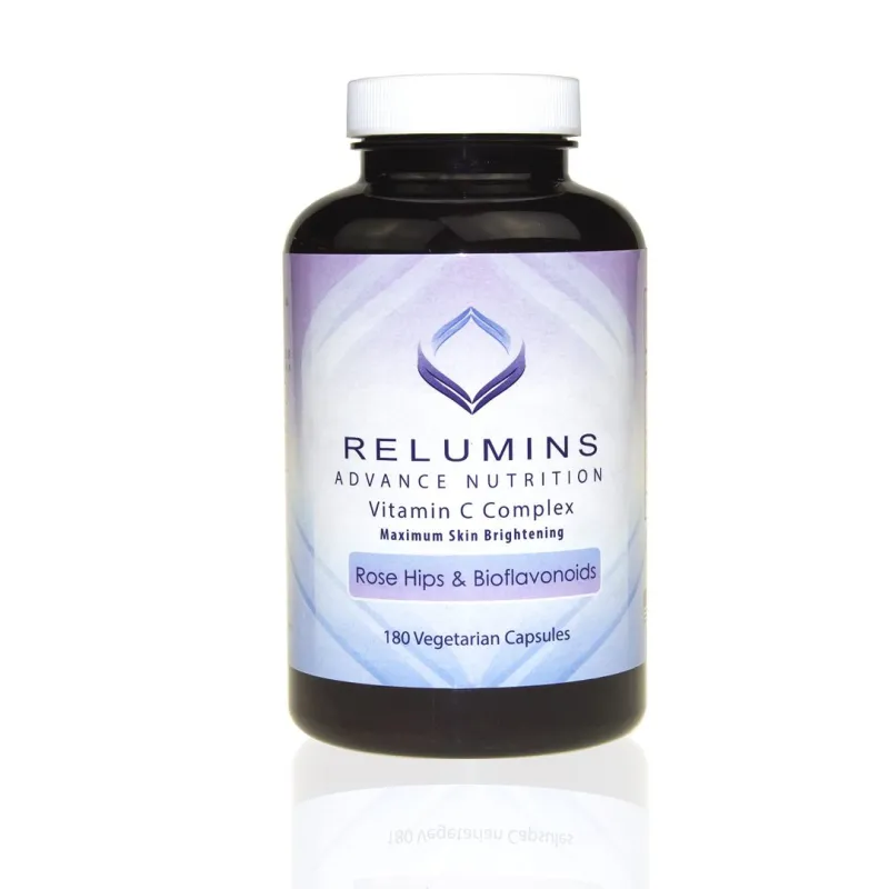 RELUMINS Advance Nutrition Vitamin C Complex (Rose Hips And Bioflavonoids) 180VCaps