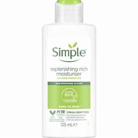 SIMPLE Kind To Skin Replenishing Rich Moisturizer 125ml