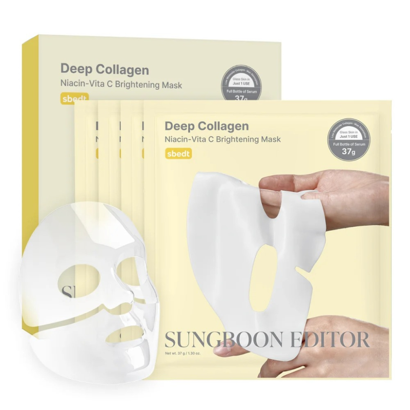 SUNGBOON EDITOR Deep Collagen Niacin-Vita C Brightening Mask (1ea)